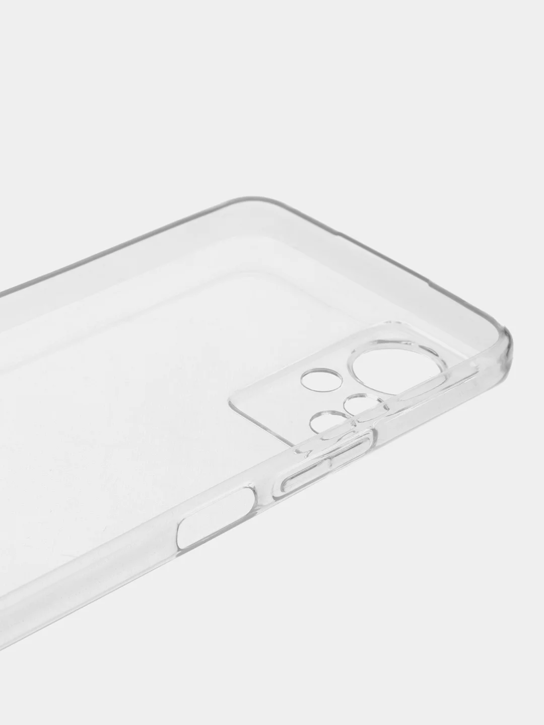 Прозрачный силиконовый чехол КАРТОФАН для Infinix Note 11 и Note 12 с бортиком вокруг камер