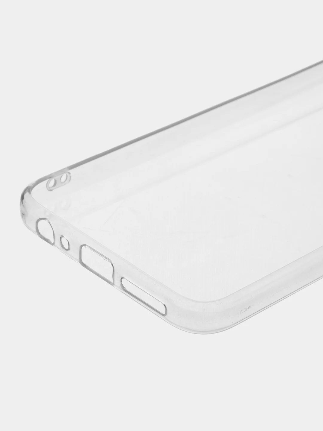 Прозрачный силиконовый чехол КАРТОФАН для Infinix Note 11 и Note 12 с бортиком вокруг камер