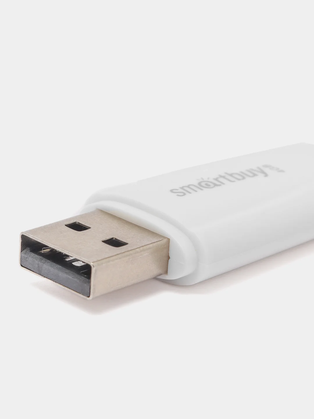 Белый флешка SmartBuy Scout USB 2.0, 5 объемов, карта памяти