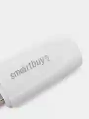 Белый флешка SmartBuy Scout USB 2.0, 5 объемов, карта памяти