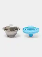 Складная силиконовая воронка с фильтром