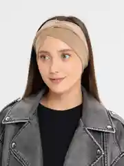 Бежевый повязка на голову