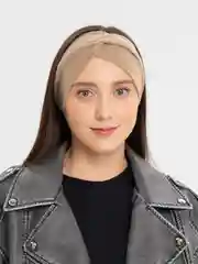 Бежевый повязка на голову