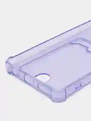 Фиолетовый чехол Zibelino Silicone Card Holder для Tecno Spark 10 Pro