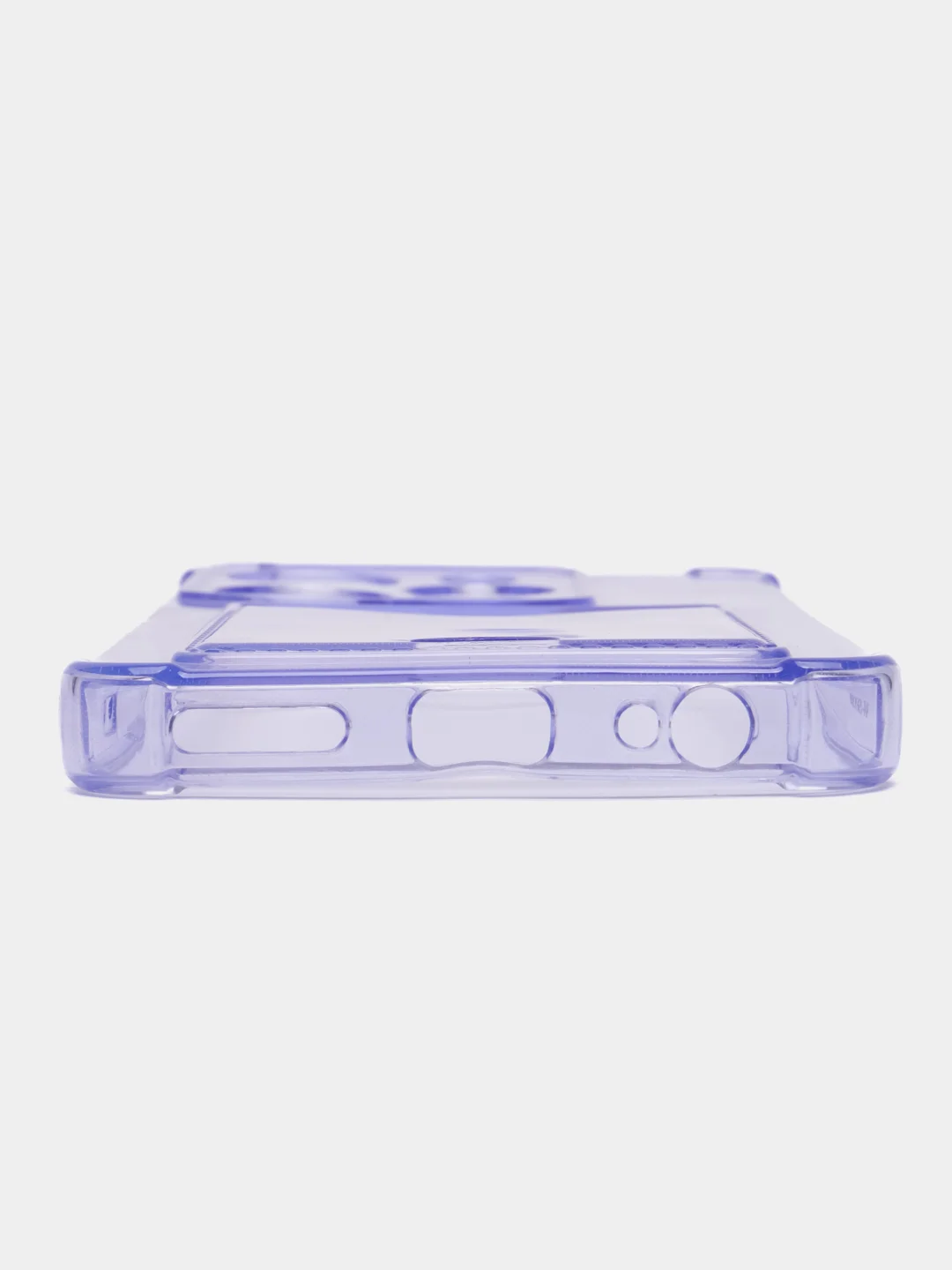 Фиолетовый чехол Zibelino Silicone Card Holder для Tecno Spark 10 Pro