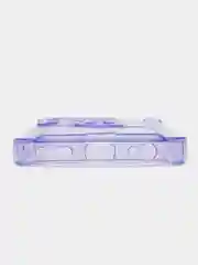 Фиолетовый чехол Zibelino Silicone Card Holder для Tecno Spark 10 Pro