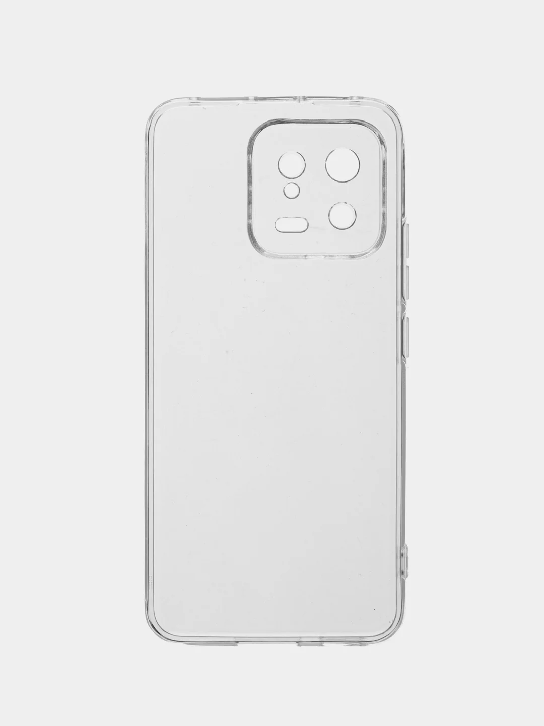 Прозрачный чехол Xiaomi 13, Сяоми 13 прозрачный силиконовый с защитой камеры