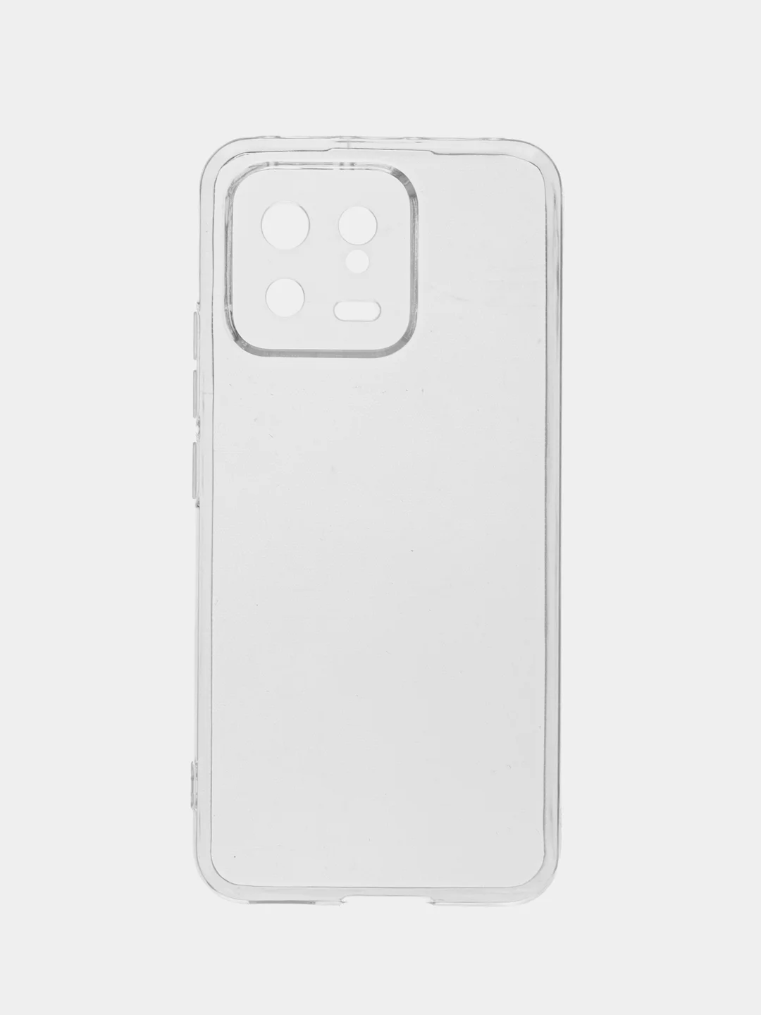 Прозрачный чехол Xiaomi 13, Сяоми 13 прозрачный силиконовый с защитой камеры