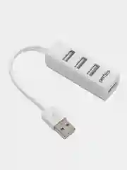 Белый usb-хаб 4-порт PERFEO (PF-HYD-6010H) (4хUSB 2.0)