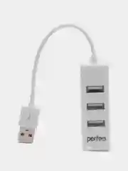 Белый usb-хаб 4-порт PERFEO (PF-HYD-6010H) (4хUSB 2.0)