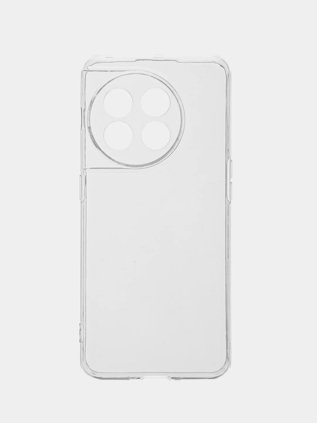 Прозрачный чехол OnePlus 11 (ВанПлас 11), прозрачный, силиконовый, с защитой камеры