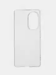 Прозрачный чехол Honor 80 5G (Хонор 80 5Г), прозрачный, силиконовый, с защитой камеры