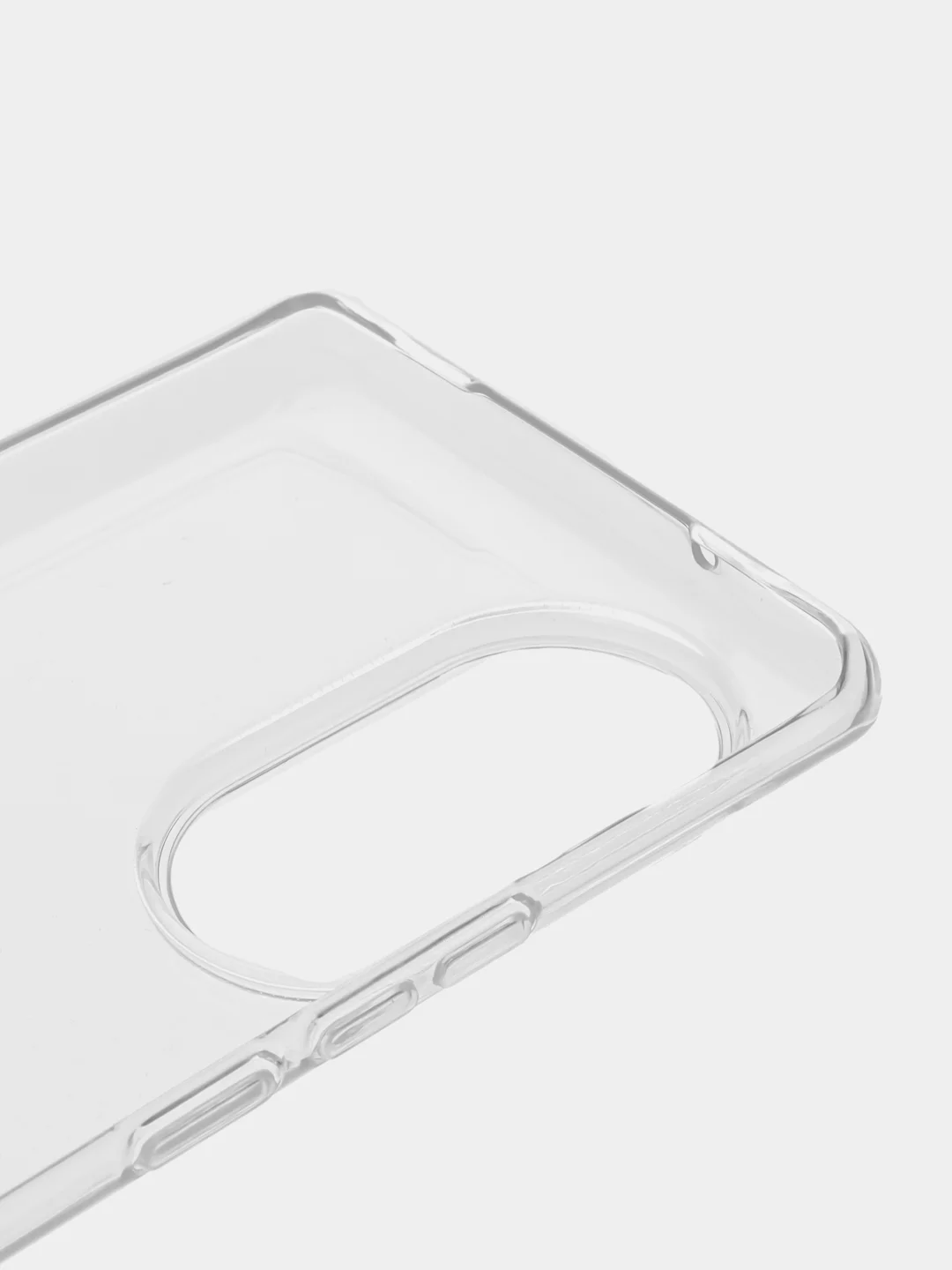 Прозрачный чехол Honor 80 5G (Хонор 80 5Г), прозрачный, силиконовый, с защитой камеры