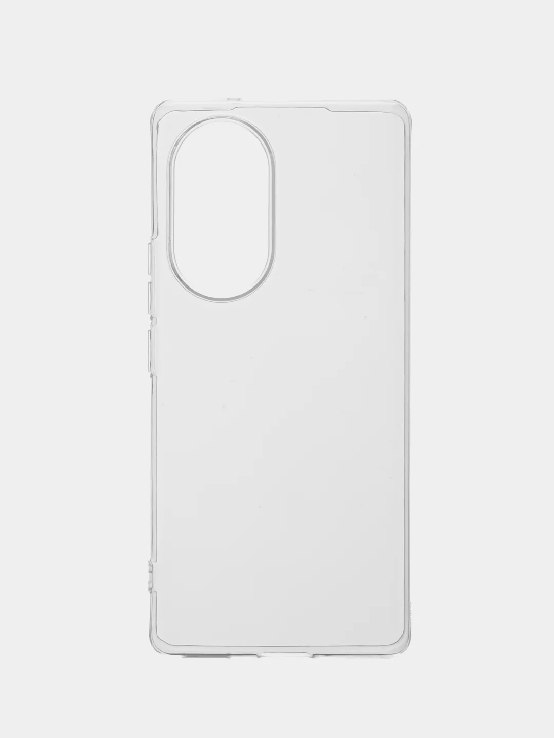 Прозрачный чехол Honor 80 5G (Хонор 80 5Г), прозрачный, силиконовый, с защитой камеры