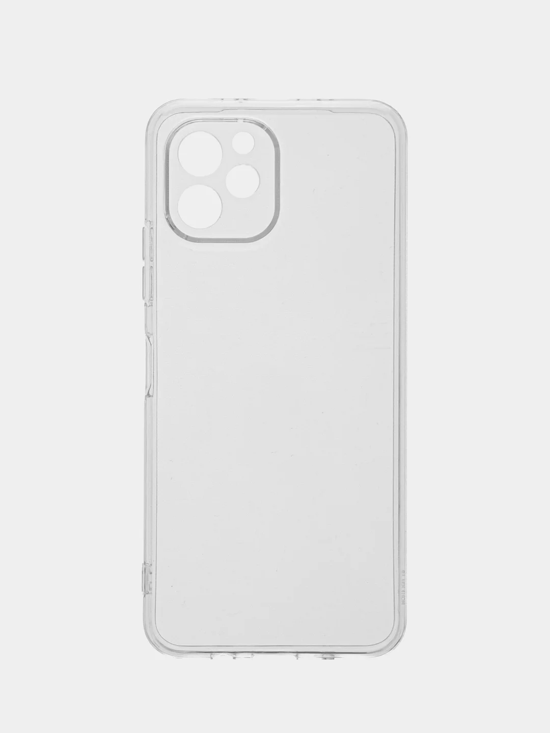 Прозрачный чехол силиконовый на Huawei Nova Y61 (Хуавей Нова У61), прозрачный, с защитой камеры