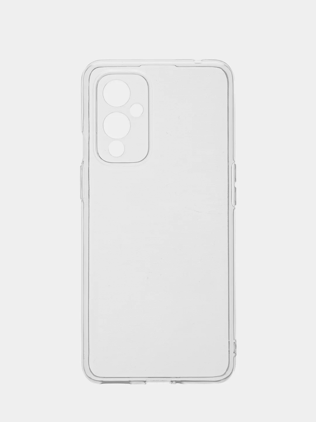 Прозрачный чехол OnePlus 9 (ВанПлас 9), прозрачный, силиконовый, с защитой камеры