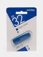 Синий флешка SmartBuy Scout USB 2.0, 5 объемов, карта памяти