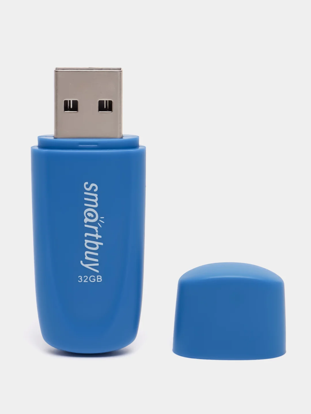 Синий флешка SmartBuy Scout USB 2.0, 5 объемов, карта памяти