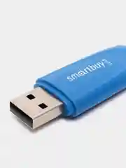 Синий флешка SmartBuy Scout USB 2.0, 5 объемов, карта памяти