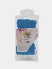 Голубой нитки мулине 8+-1м, много видов, наборы от 1 до 12 шт (мега)