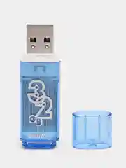 Синий флеш-накопитель USB, 5 объемов, SmartBuy Glossy 2.0, USB 2,0, 3,0