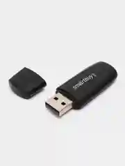 Черный флешка SmartBuy Scout USB 2.0, 5 объемов, карта памяти