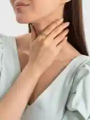 Зеленый кольцо женское  с камнем, бижутерия