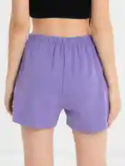 Лавандовый шорты женские