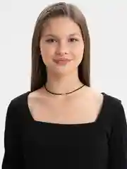 Золотой чокер с бусинками