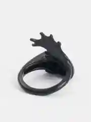 Серебряный кольцо "Дракон Ночная Фурия", без размера