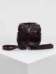 Бордовый сумка женская, натуральная