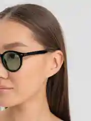 Лайм очки солнцезащитные с цветными линзами