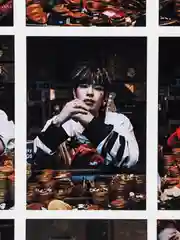 Белый наклейки-стикеры по k-pop группе "BTS"