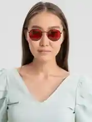 Красный очки MIRSEE цветные, круглые