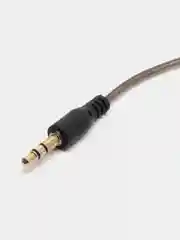 Угольный кабель AUX jack 3.5мм в гелевой оплетке