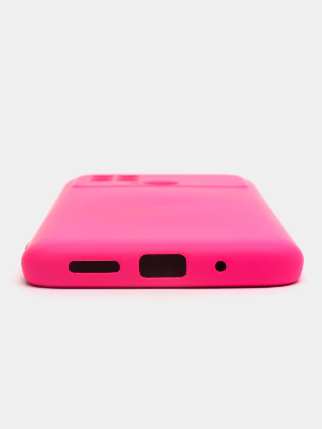 Тёмно-розовый чехол силиконовый для Xiaomi Redmi 10C / Poco C40, Сяоми Редми 10С / Поко С40