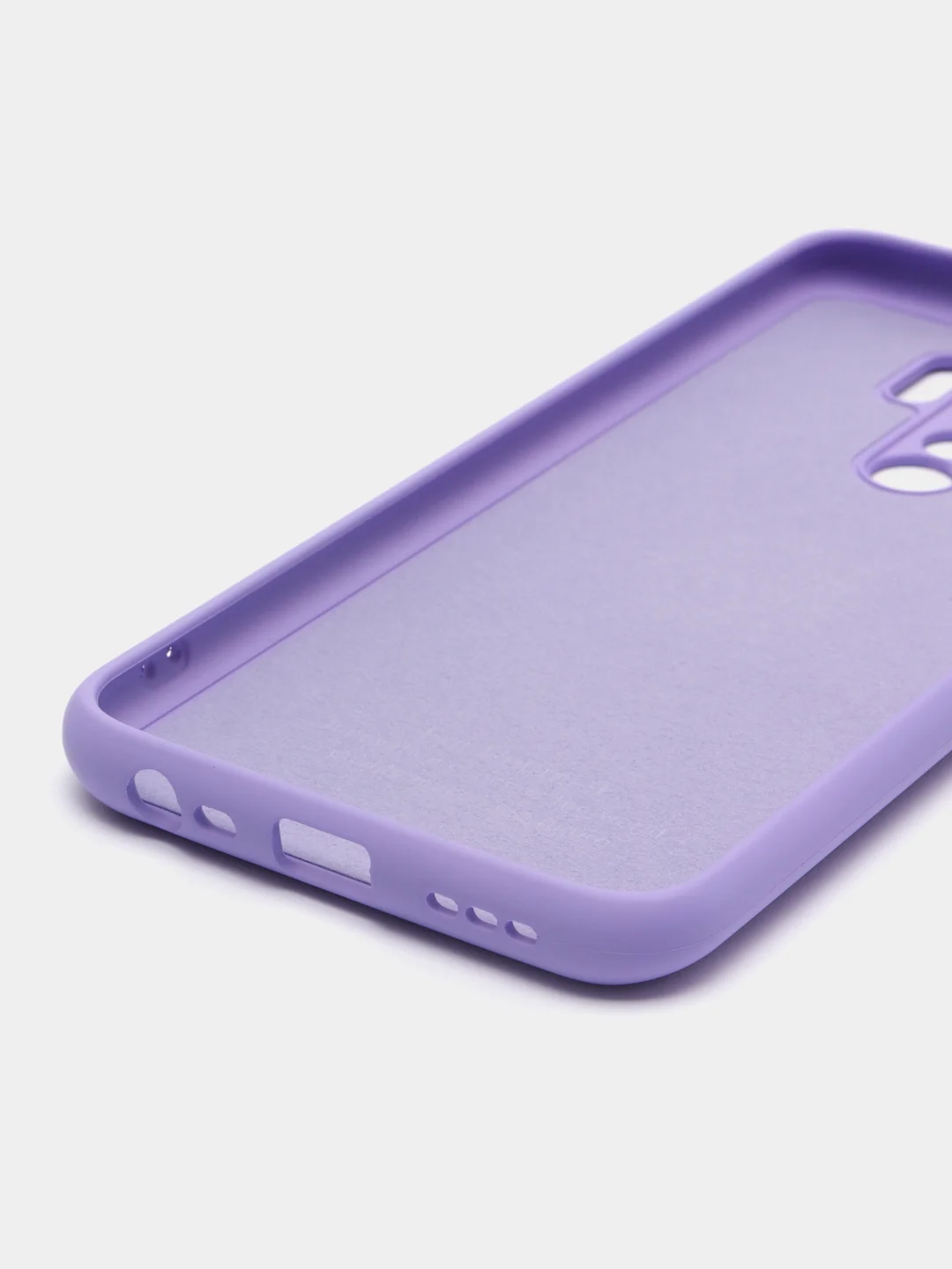 Небесно-голубой чехол Xiaomi Redmi 9, Сяоми Редми 9 силиконовый Silicone Cover с закрытым низом