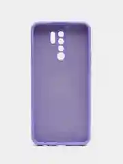 Небесно-голубой чехол Xiaomi Redmi 9, Сяоми Редми 9 силиконовый Silicone Cover с закрытым низом