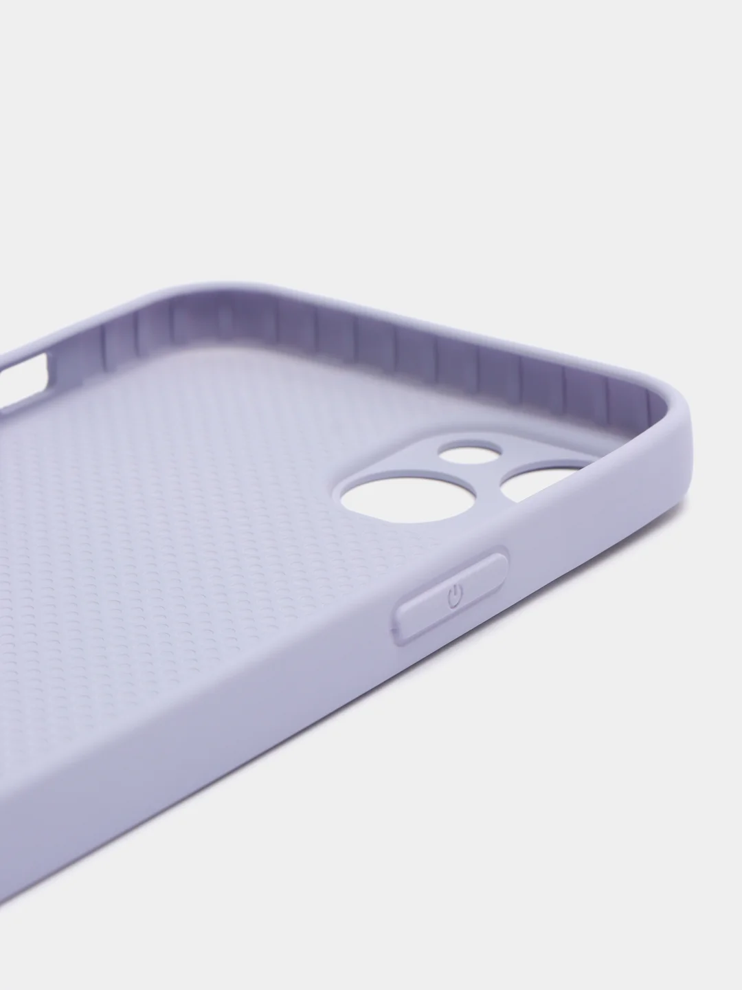 Лавандовый силиконовый чехол на iPhone 13, 13 Pro, 13 Pro Max, со стеклянной панелью