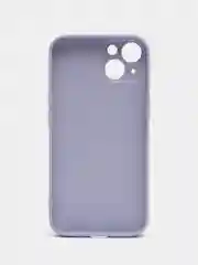 Лавандовый силиконовый чехол на iPhone 13, 13 Pro, 13 Pro Max, со стеклянной панелью
