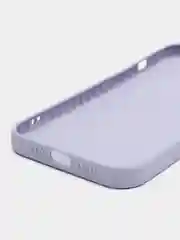 Лавандовый силиконовый чехол на iPhone 13, 13 Pro, 13 Pro Max, со стеклянной панелью