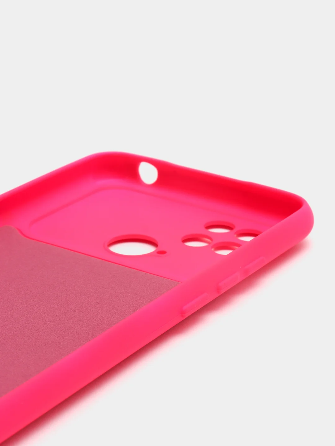 Вишнёвый чехол силиконовый для Xiaomi Redmi 10C / Poco C40, Сяоми Редми 10С / Поко С40