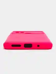 Вишнёвый чехол силиконовый для Xiaomi Redmi 10C / Poco C40, Сяоми Редми 10С / Поко С40
