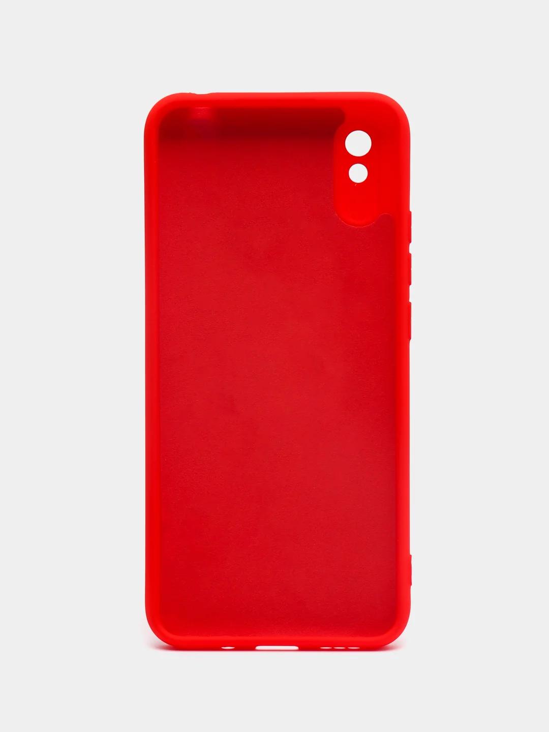 Алый чехол Xiaomi Redmi 9A, Сяоми Редми 9А силиконовый Silicone Cover с закрытым низом