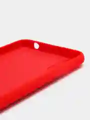 Алый чехол Xiaomi Redmi 9A, Сяоми Редми 9А силиконовый Silicone Cover с закрытым низом