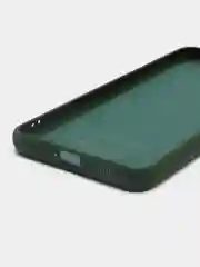 Зелёный хаки чехол силиконовый Silicone Cover для Samsung Galaxy S21 FE, Самсунг Галакси С21 ФЕ