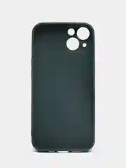 Зеленый силиконовый чехол на iPhone 13, 13 Pro, 13 Pro Max, со стеклянной панелью