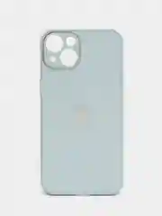 Ледяной силиконовый чехол на iPhone 13, 13 Pro, 13 Pro Max, со стеклянной панелью