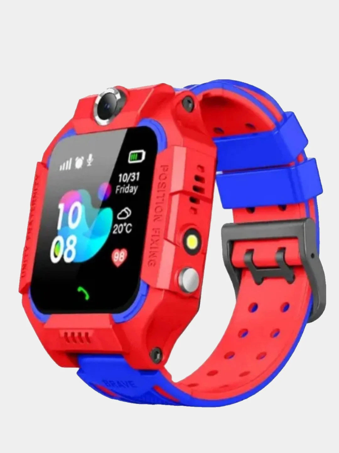 Красный детские умные часы Smart Watch Q19