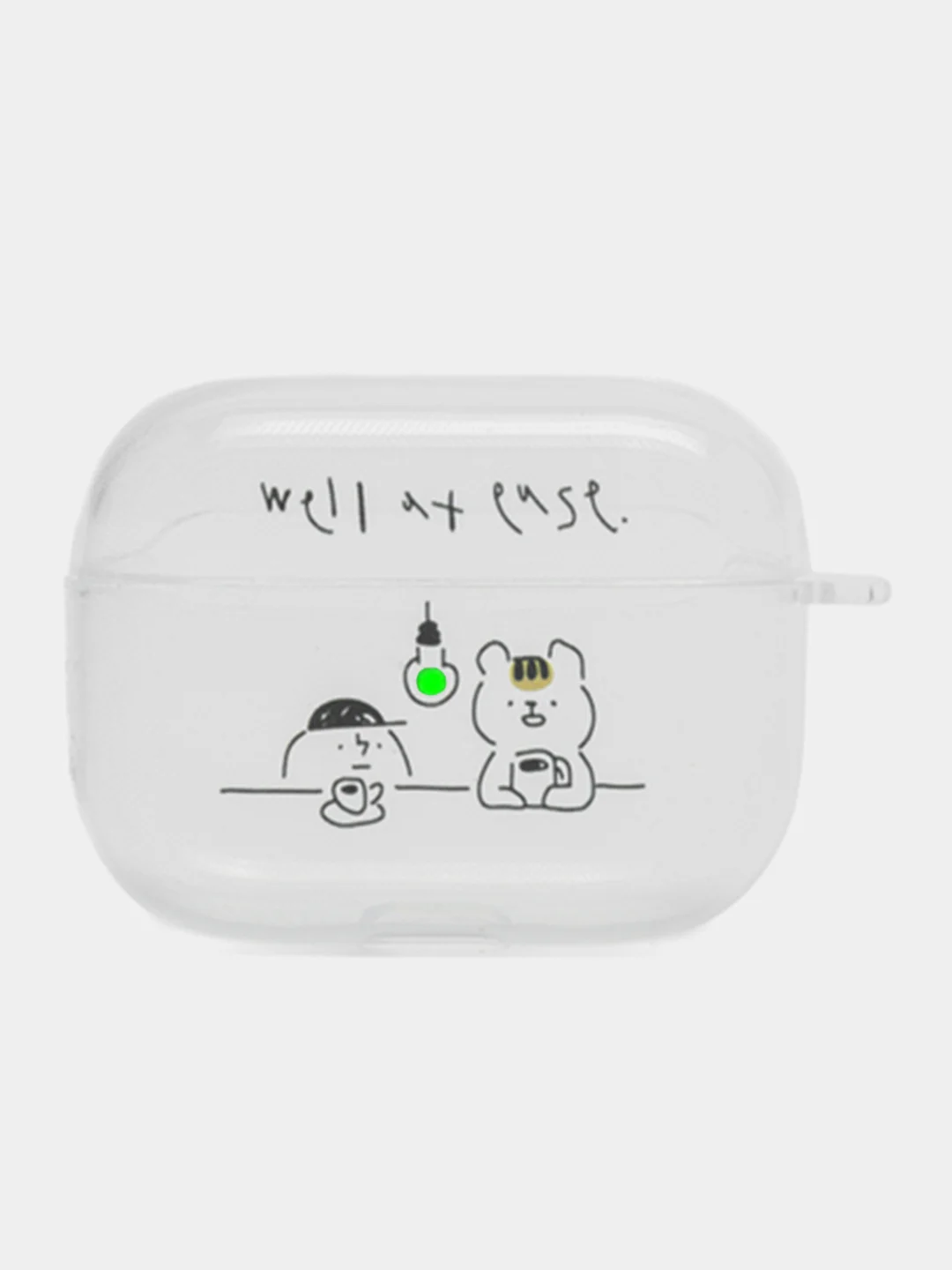 Чехол наушники airpods pro, чехол airpods pro 2, чехол airpods 3, прозрачный, c логотипом nike
